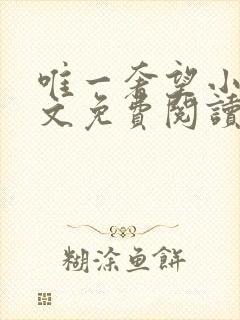 唯一奢望小说全文免费阅读