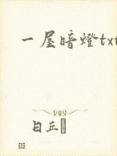 一屋暗灯txt