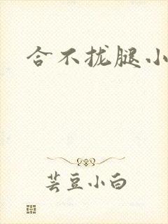 合不拢腿小说封面