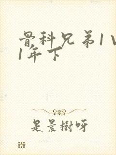 骨科兄弟1 V1年下