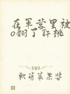 在军营里被cao翻了许桃