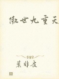 傲世九重天小说
