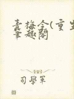 青梅令(重生)笔趣阁