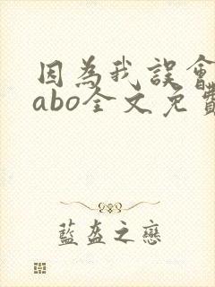 因为我误会glabo全文免费阅读