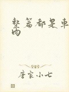 整篇都是车的多肉