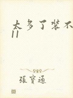 太多了装不下H11