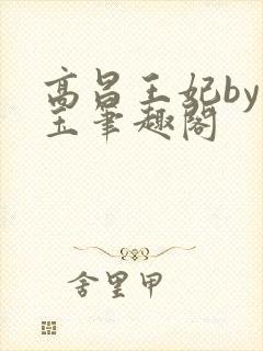 高昌王妃by黛玉笔趣阁