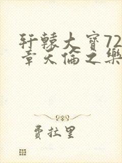 轩辕大宝720章天伦之乐