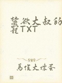 禁欲大叔的心尖宠TXT