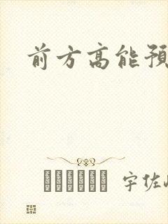 前方高能预警