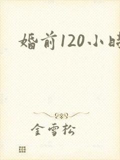 婚前120小时