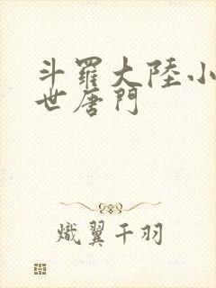 斗罗大陆小说绝世唐门