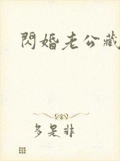 闪婚老公藏不住