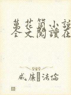 万花筒小说免费全文阅读在线