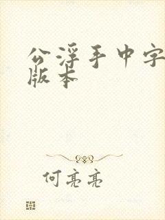 公浮手中字最新版本