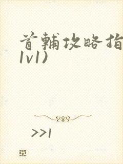 首辅攻略指南(1v1)