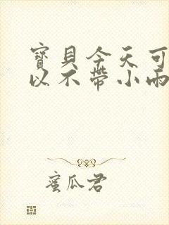 宝贝今天可不可以不带小雨伞