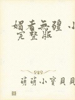 媚者无疆 小说 完整版