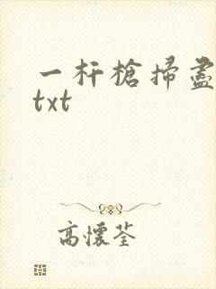 一杆枪扫尽全家txt