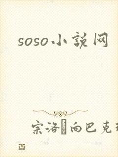 soso小说网