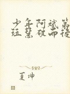 少年阿斌第二部珏慧破而后立