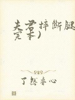 夫君摔断腿后(完本)