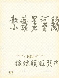 散落星河的记忆小说免费阅读全文