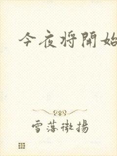 今夜将开始小说