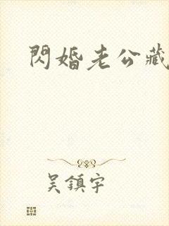 闪婚老公藏不住