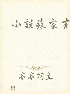 小说苏家有女