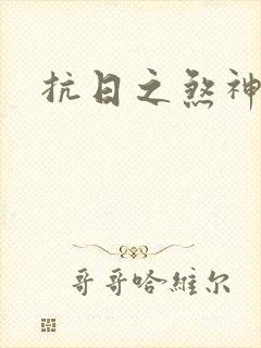 《抗日之煞神传奇》小说封面