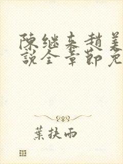 陈继来赵美媛小说全章节免费阅读