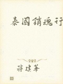 泰国销魂行封面