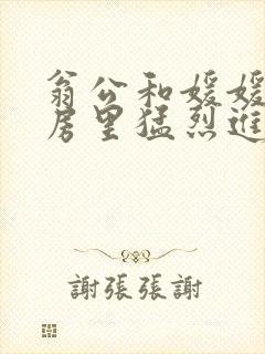 翁公和媛媛在厨房里猛烈进出