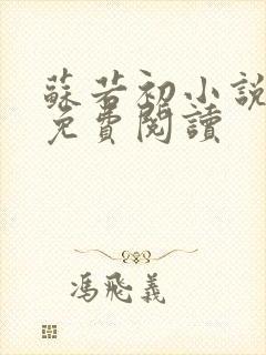 苏若初小说全文免费阅读