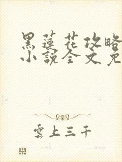 黑莲花攻略手册小说全文免费阅读笔趣阁