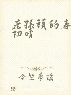 老孙头的春天林初晴