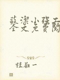 苏洁小强工地情全文免费阅读