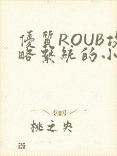 优质ROUB攻略系统的小说最新章节