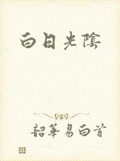 白日光阴