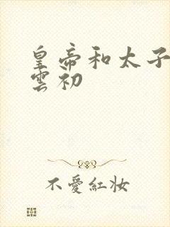 皇帝和太子妃h云初