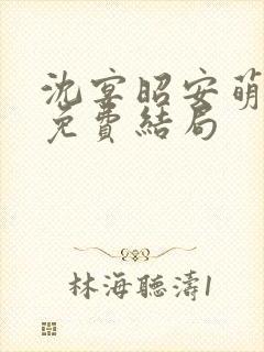 沈宴昭安萌全文免费结局