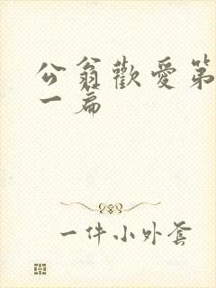 公翁欢爱第三十一篇