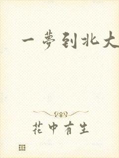 一梦到北大