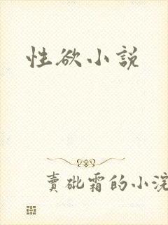 性欲小说