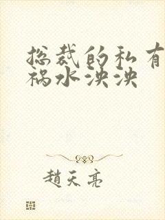 总裁的私有宝贝祸水泱泱