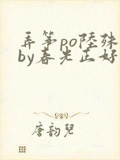 弄筝po陆殊词by春光正好