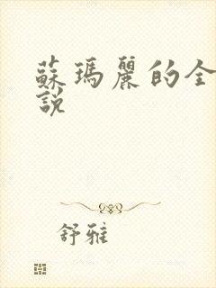 苏玛丽的全部小说