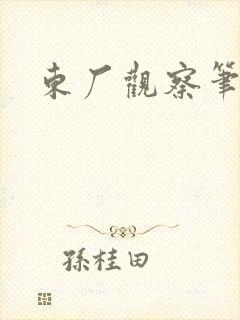 东厂观察笔记