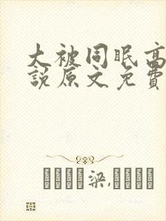 大被同眠高粱小说原文免费阅读